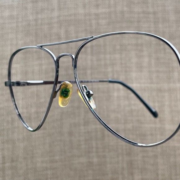 Men Eyeglasses Frame Gunmetal Tone 56[]20 140 Glasses Metal Frame - Picture 1 of 12